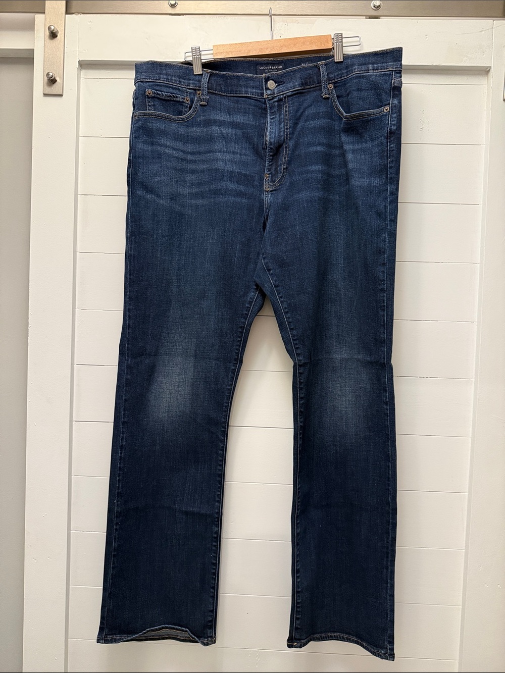 Lucky Brand Dark Blue Men’s Straight-Leg Jeans - 40/34